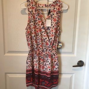 Floral Romper / Jumpsuit Large